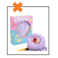 Speelgoed uitgraafsetje zeemeermin